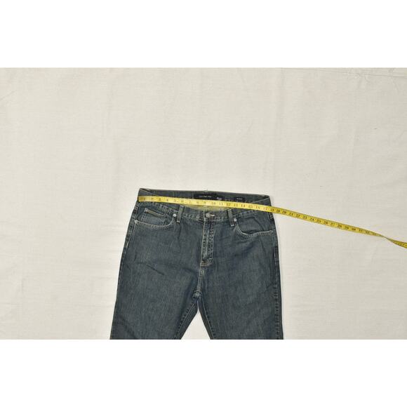 Calvin Klein Jeans Men's Bootcut Denim Blue Jeans Regular Size 34x30 - Picture 4 of 8